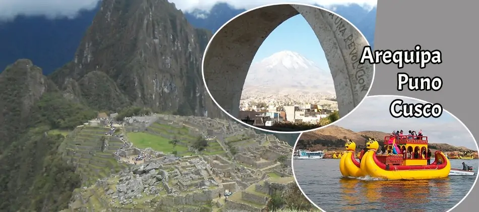 Cusco, Puno y Arequipa
